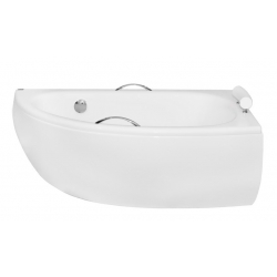 Wanna Milena Premium 150x70 prawa z zabudową styropianową Piramida, Besco
